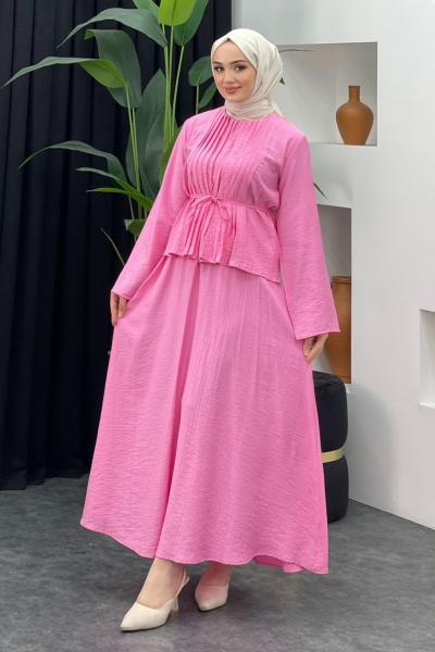 İclal Etekli Takım Pembe