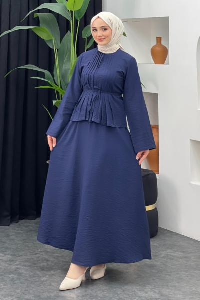 İclal Etekli Takım Lacivert