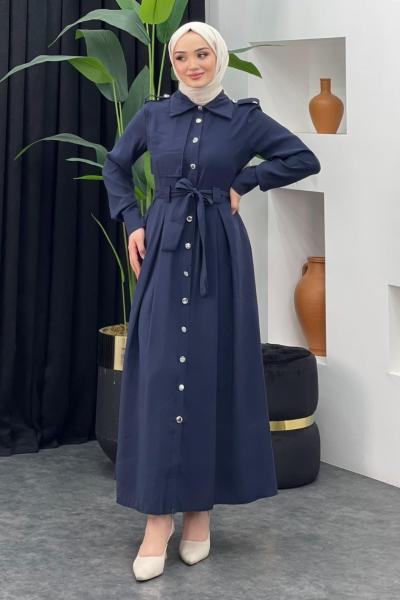 İlknur Elbise Lacivert