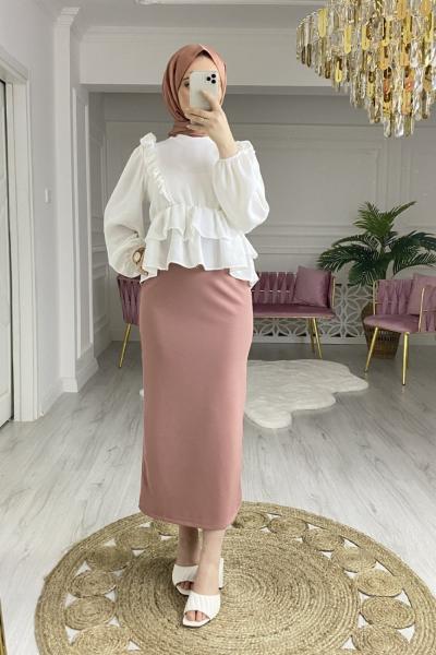 Kalem Etek Koyu Pembe