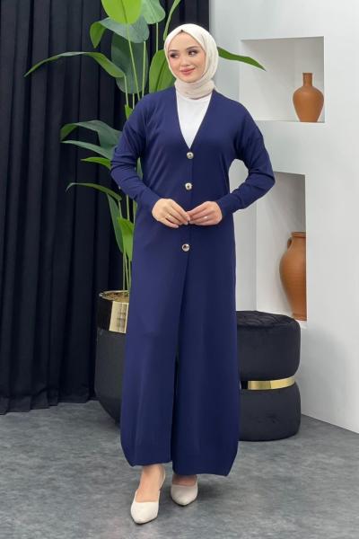 Karanfil Hırka Lacivert