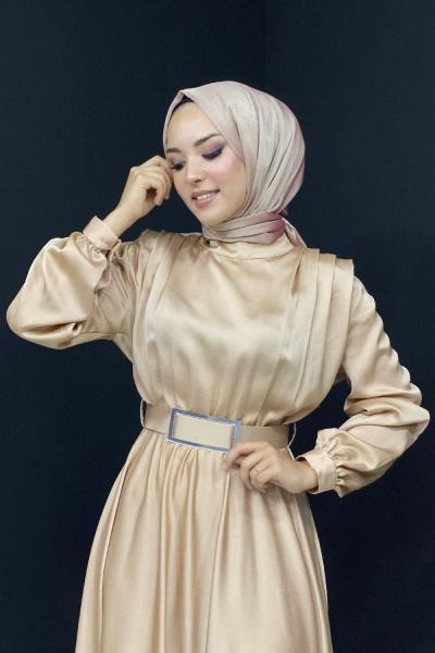 Kemeri Tokalı Abiye Sarı