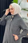 Kolları Örme Angora Kaban Antrasit