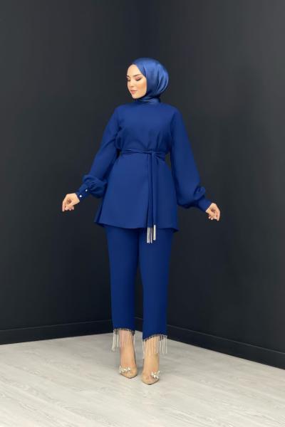 Kristal Takım İndigo Mavisi