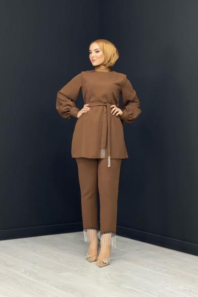 Kristal Takım Kahverengi