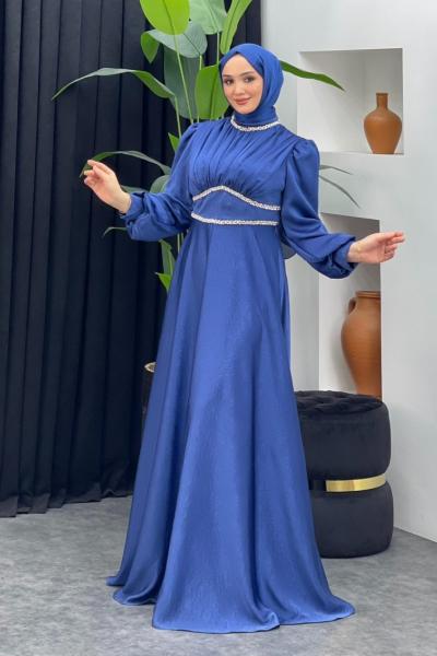 Lidya Abiye İndigo Mavisi