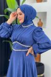 Lidya Abiye İndigo Mavisi