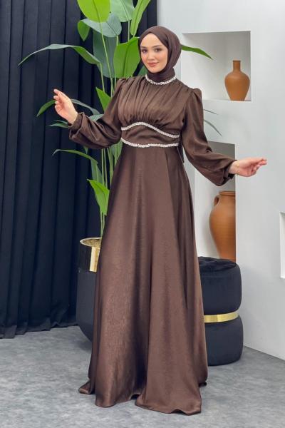 Lidya Abiye Kahverengi