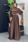 Lidya Abiye Kahverengi