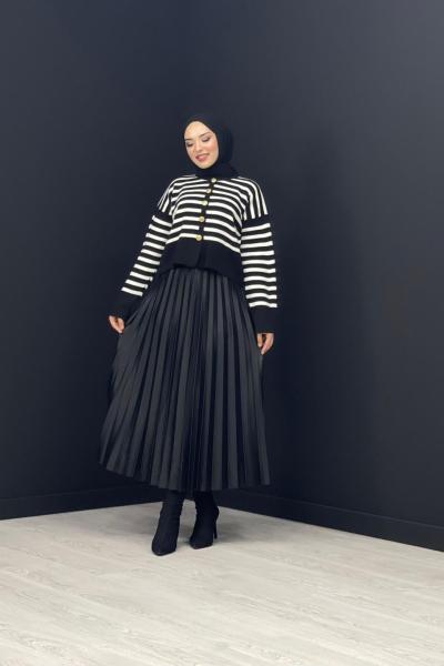 Luna Triko Hırka Siyah