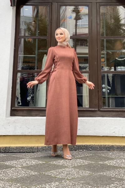Masal Elbise Kahverengi