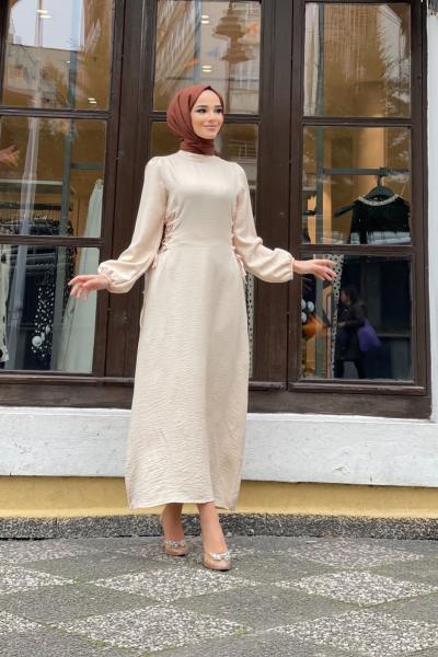 Masal Elbise Taş Rengi