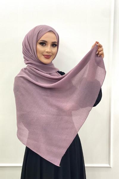 Melajlı Kumaş Şal Eflatun