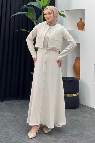 Melisa Elbise Taş Rengi