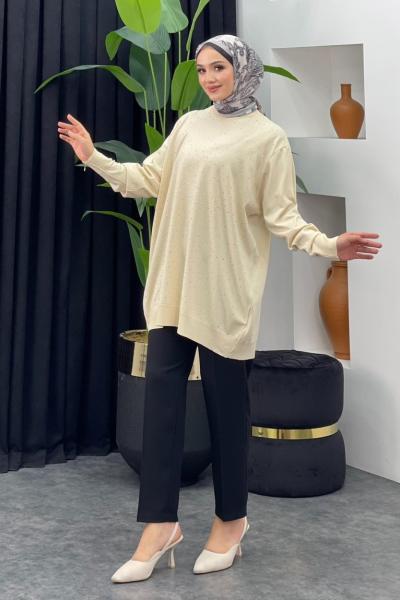 Merserize Taşlı Badi Taş Rengi