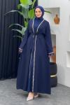 Milas Abaya Lacivert