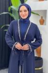Milas Abaya Lacivert