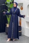 Milas Abaya Lacivert