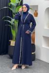 Milas Abaya Lacivert