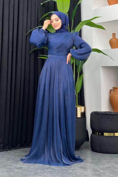 Müjgan Abiye Lacivert