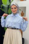 Münih Gömlek Bebe Mavisi