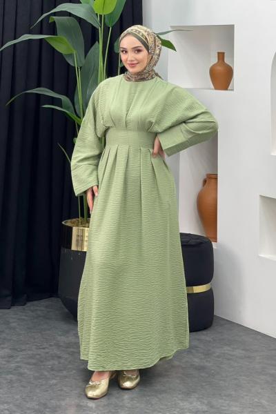 Nadide Elbise Fıstık Yeşili