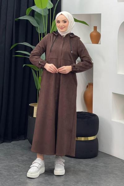 Nazlı Pardesü Kahverengi