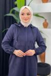 Nazlı Pardesü Lacivert