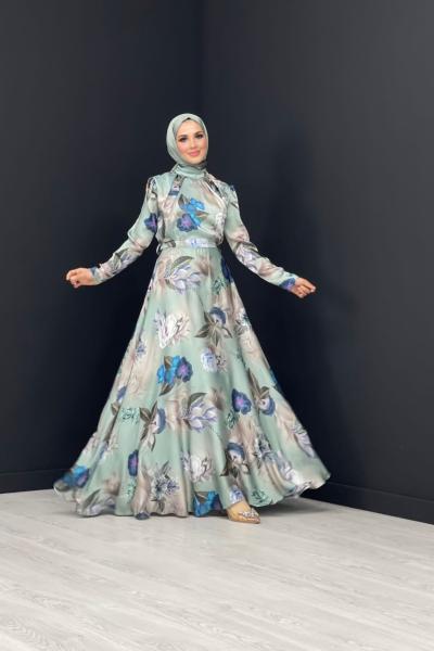 Nehir Elbise Su Yeşili