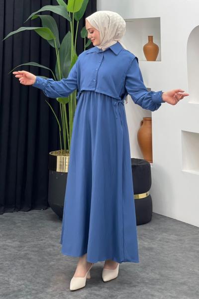 Nesil Elbise İndigo Mavisi