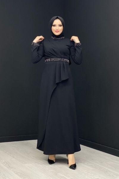 Nilüfer Elbise Siyah