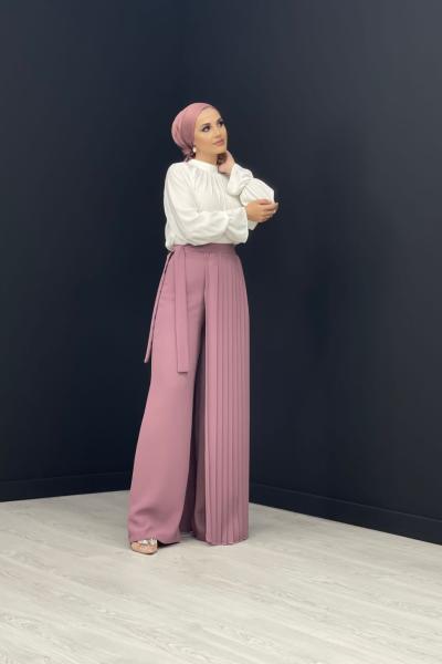Özel Tasarım Pantolon Etek Pembe