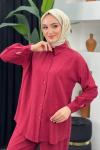 Özün Pantolonlu Takım Bordo