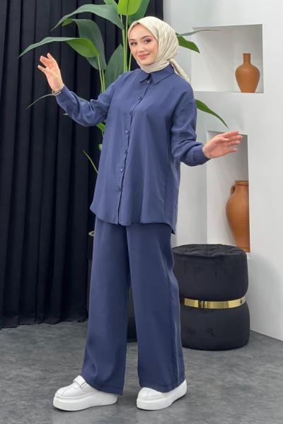 Özün Pantolonlu Takım Lacivert
