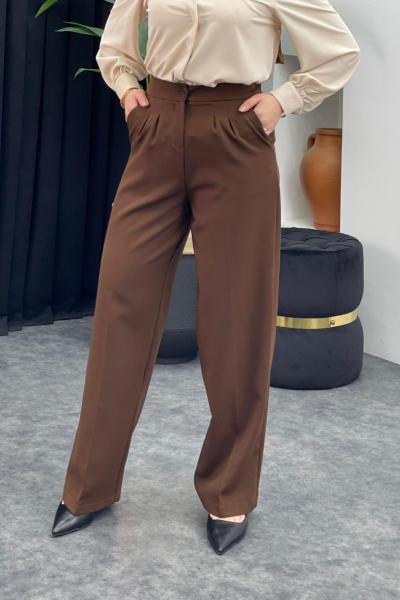 Palazzo Pantolon Kahverengi