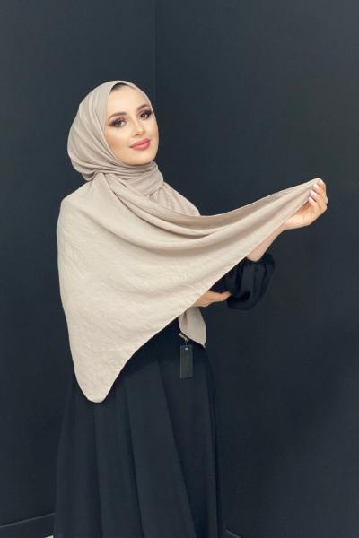 Pamuklu Kumaş Şal Vizon