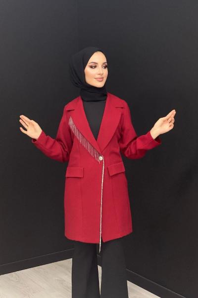Rabia Ceket Bordo