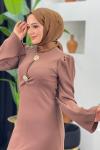 Roseline Saten Abiye Sütlü Kahve