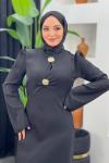 Roseline Saten Abiye Siyah