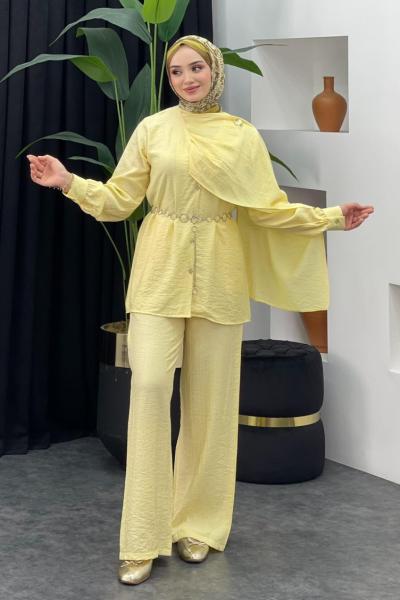 Samsun Pantolonlu Takım Sarı
