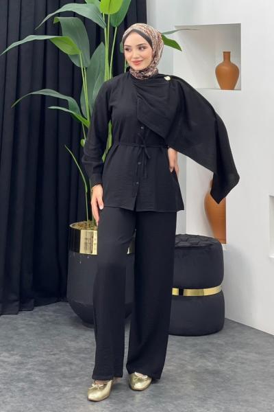 Samsun Pantolonlu Takım Siyah
