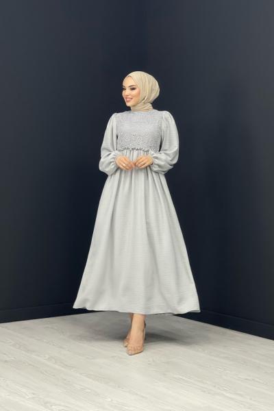 Şans Elbise Gri