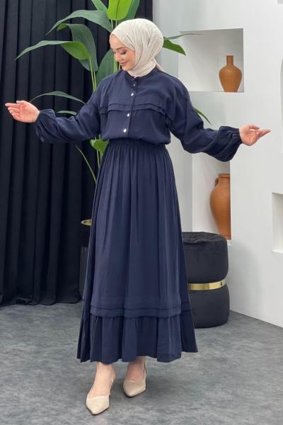 Selin Etekli Takım Lacivert