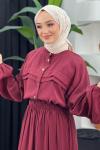 Selin Etekli Takım Bordo
