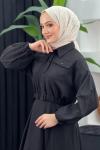 Sevda Etekli Takım Siyah