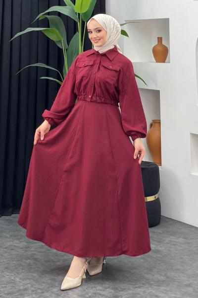 Sevda Etekli Takım Bordo