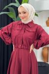 Sevda Etekli Takım Bordo