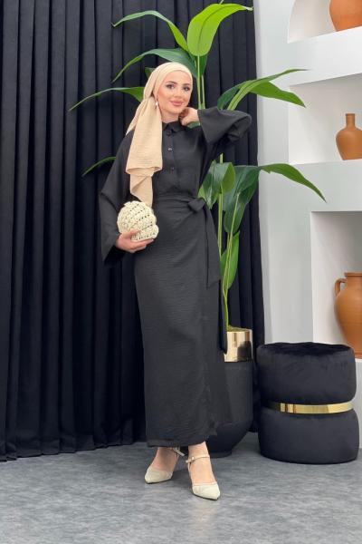 Sevil Etekli Takım Siyah