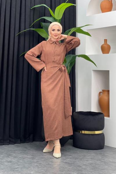 Sevil Etekli Takım Kahverengi