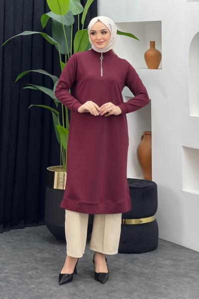Sevim Tunik Bordo